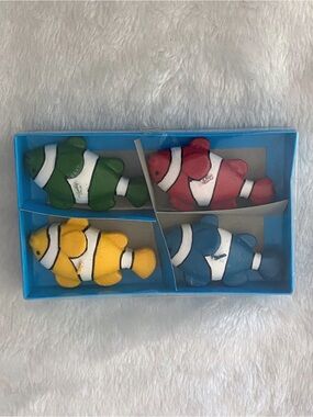 Clown Fish Floating Candles 4 Pack New